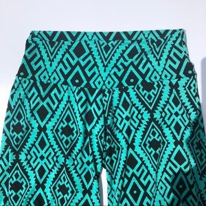 Boho Wide leg Aztec print pants